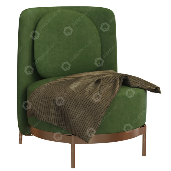 Sessel Minotti Tape 3D-Modell