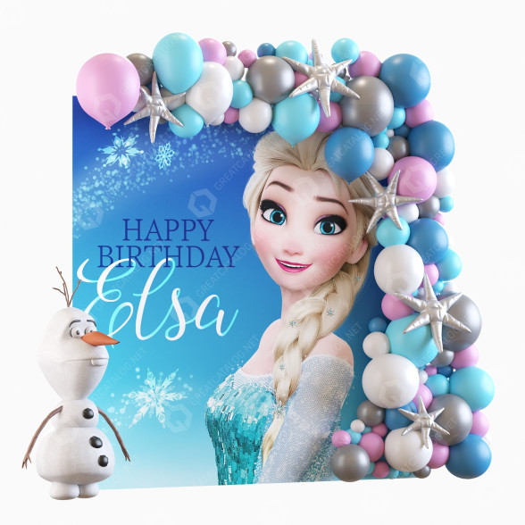 Strefa zdjęć Frozen model 3D