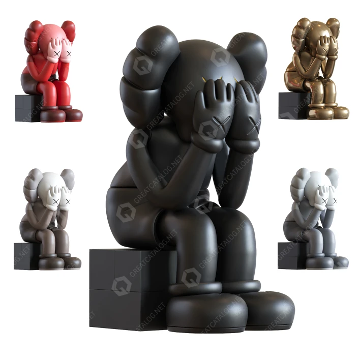 Statuette Kaws Passing Through 3D model #21435 | GreatCatalog