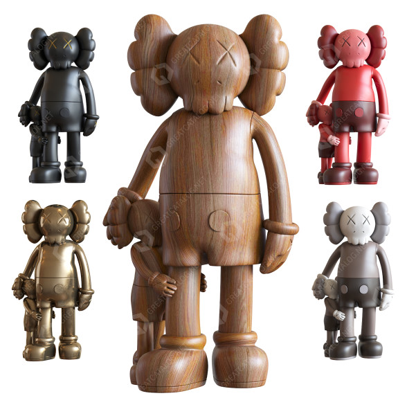 Statuette Kaws Good Intentions 2021 3D model