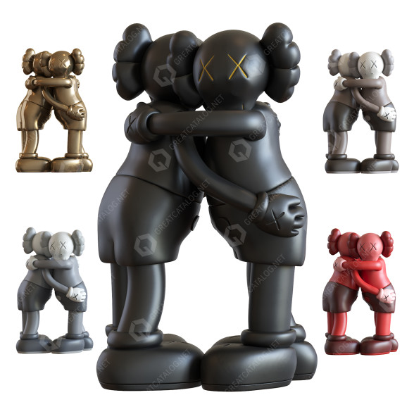 Estatuilla Kaws Together Modelo 3D