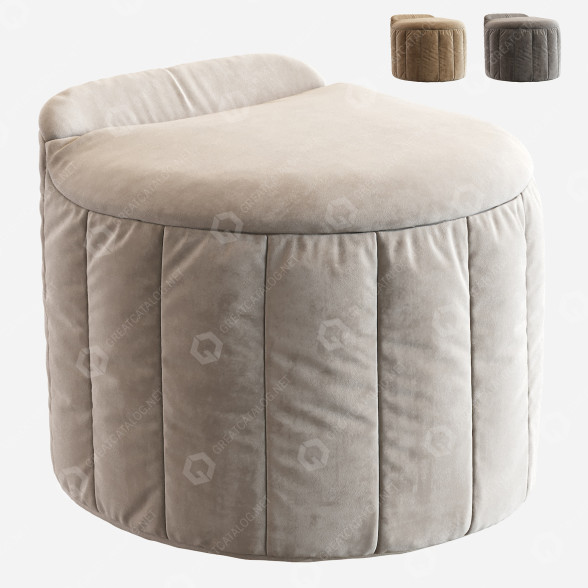 Puf Lilas Modelo 3D