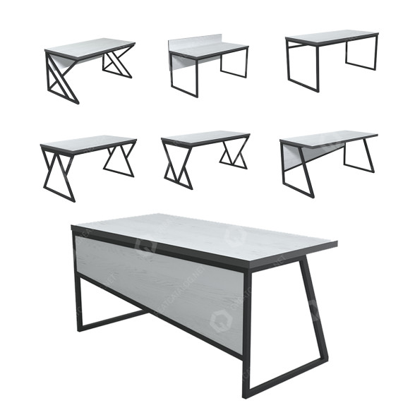 Desks Loft by Masa 3D model