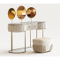 Schminktisch und Pouf Morello Gianpaolo Crystal 3063E - HenMat