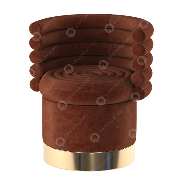 Крісло Essential Home Nesbitt 3D модель