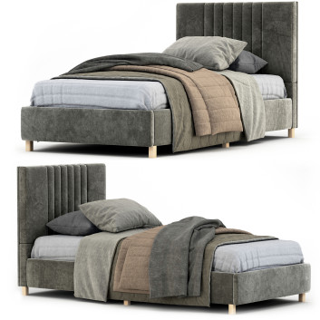 Ліжко Himrod Upholstered by Wade Logan