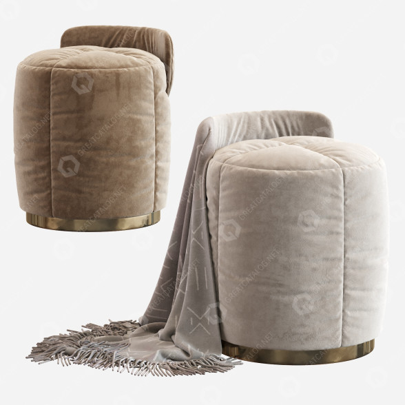 Hocker Andrew Martin Otis 3D-Modell