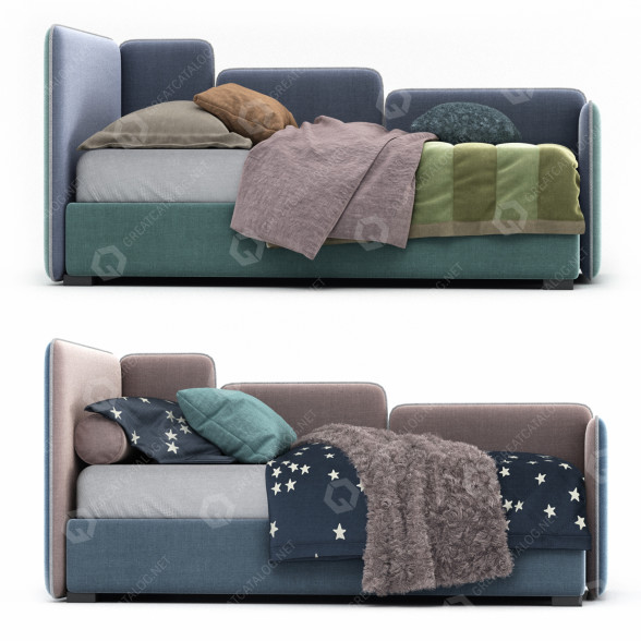 Ліжко Slim by Level 3D модель