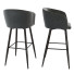 Taburete de bar Braxton Upholstered Velvet Counter by Etta Avenue - artpolka