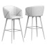 Taburete de bar Braxton Upholstered Velvet Counter by Etta Avenue - artpolka
