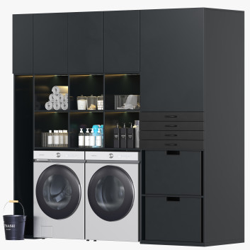 Pralnia  Set 01 Model 3D