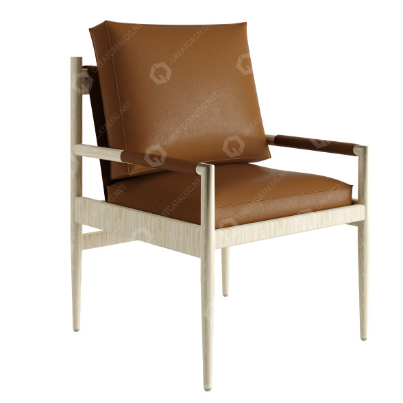 Chair Ballard Designs Francis 3D model