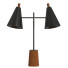 Table Lamp Walnut - qeem
