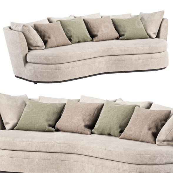 Sofá Maxalto Aurae Modelo 3D