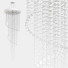 Lámpara de araña Helix Polished Chrome Clear Crystal 12 Light - Olam3d