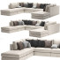 Canapé Franco II 8 Piece Sectional - Olam3d