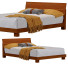 Łóżko CB2 Dondra Teak Queen - qeem