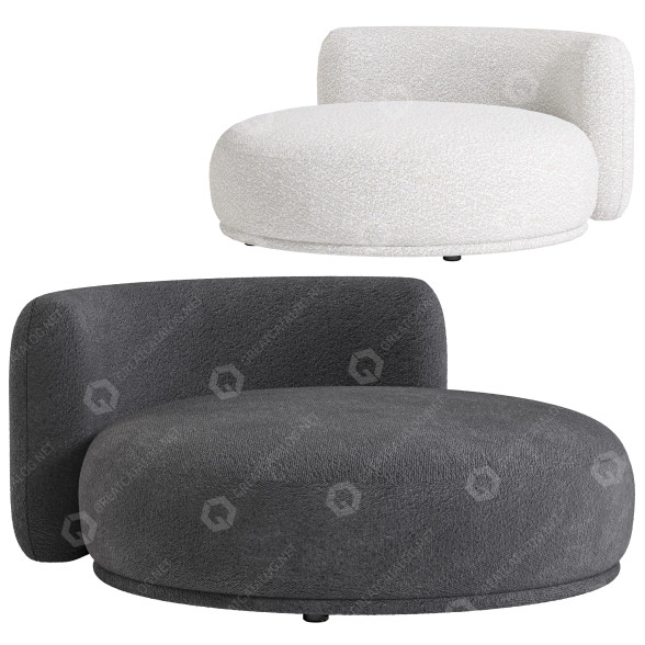 Sofa Meridiani Rene 3D-Modell