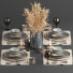 Mesa Servida Set 12 - Mrym.3dmodel
