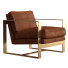 Armchair and Ottoman Restoration Hardware Alfieri Leather Cushion - qeem