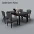 Стіл та стільці Galimberti Nino Gemma - dizviz3d_Iryna
