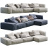 Sofa Living Divani NeoWall - ED-MONTE