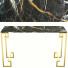 Konsolentisch Maria Black Glassgold - GANIBOEV