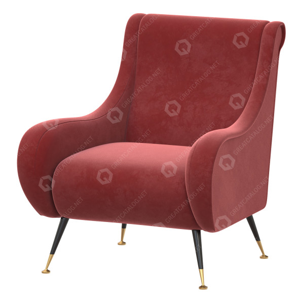 Fotel Eichholtz Giardino model 3D