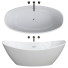 Wanna Freestanding Soaking Acrylic - Ginex