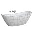 Wanna Freestanding Soaking Acrylic - Ginex