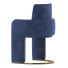 Fauteuil Blue with Gold - mc Auros