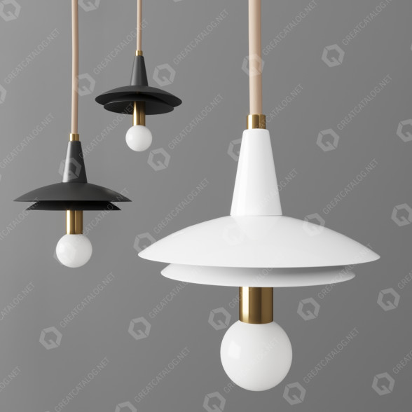 Pendant Lamp Orion by Adam Gatchel 3D model