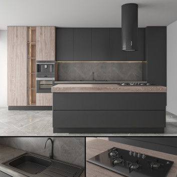 Küche Set 4 3D-Modell
