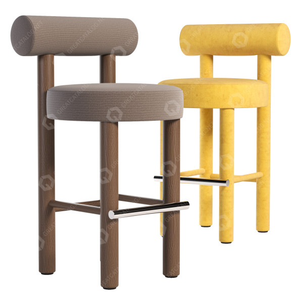 Taburete de bar Noom Gropius CS2 Modelo 3D