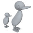 Statuettes Ducks Wooden - 3lordmax