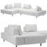 Диван White Corner Sectional - Olam3d