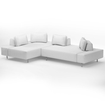 White Corner Sectional
