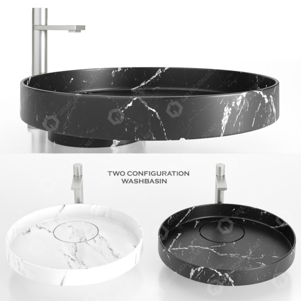Umywalka Falper Eccentrico model 3D