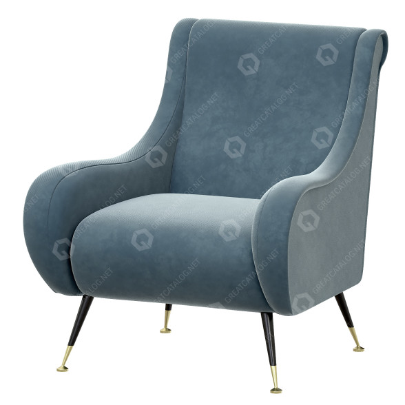 Sillón Eichholtz Giardino Modelo 3D