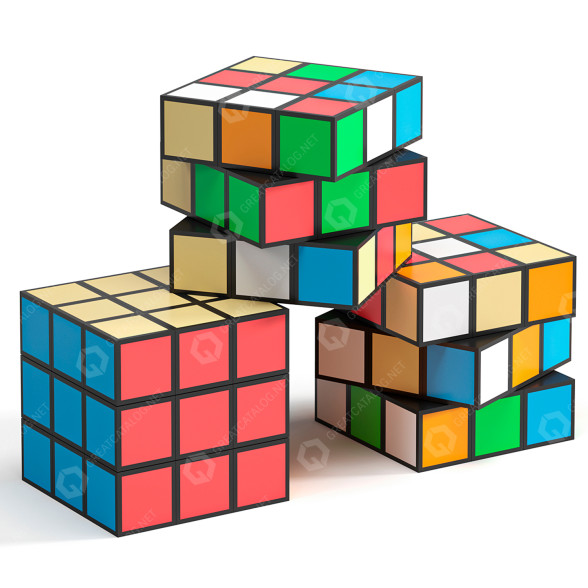 Zabawka Rubik's Cube model 3D