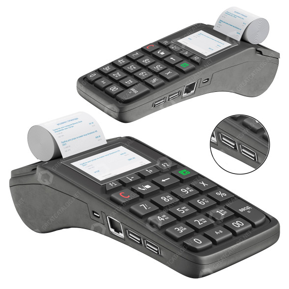 Équipement de caisse enregistreuse KKT Atol F1 modèle 3D
