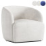Fotel CB2 Gwyneth Ivory Boucle - babarikograf
