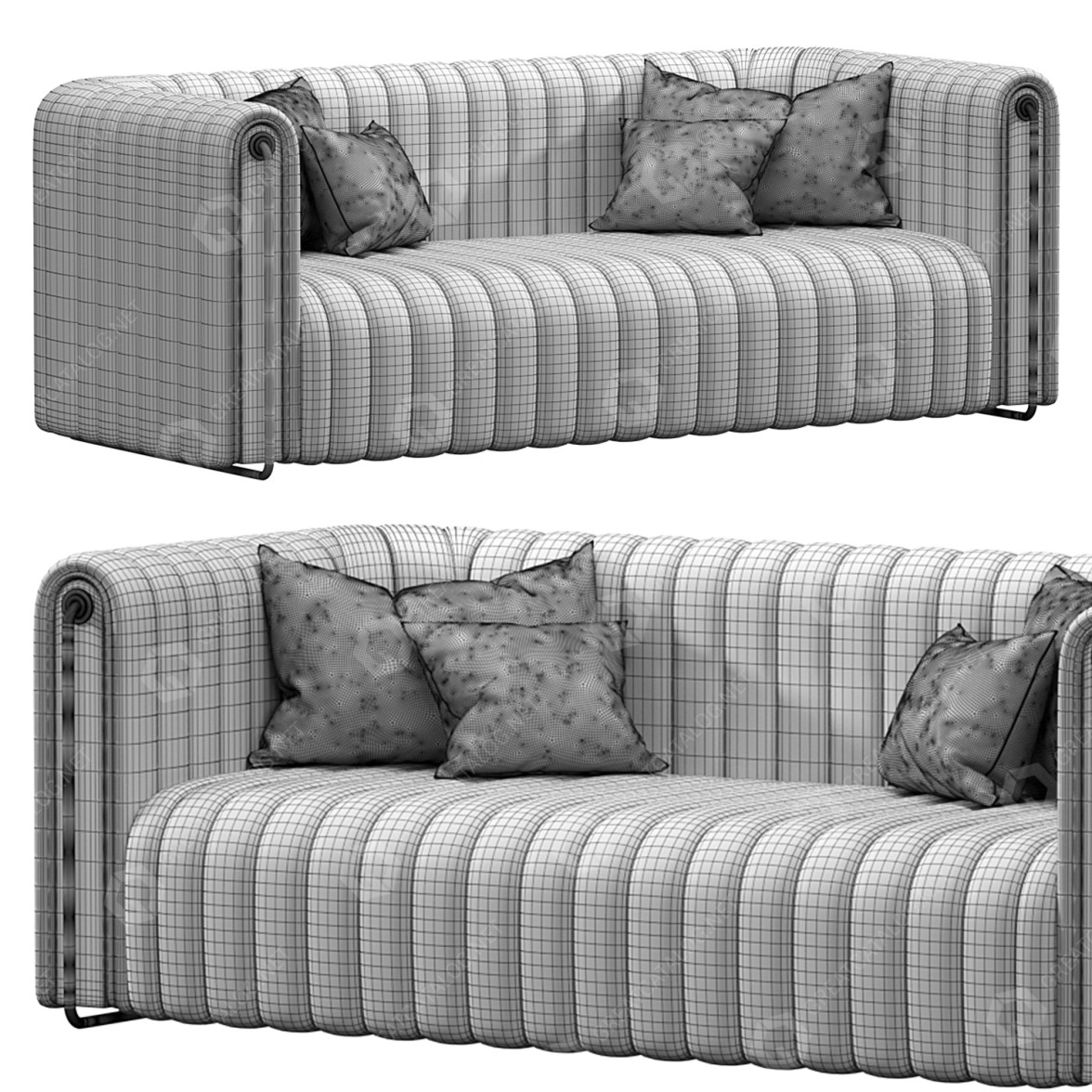 Sofa Mezzo Collection Rivers 3D model - GreatCatalog 21948