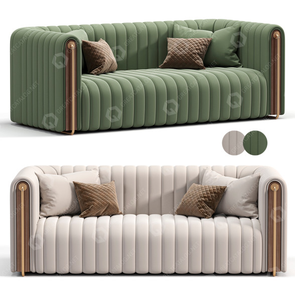 Sofa Mezzo Collection Rivers 3D-Modell