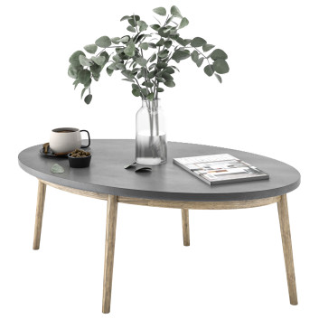 Couchtisch und Dekoration Set 2