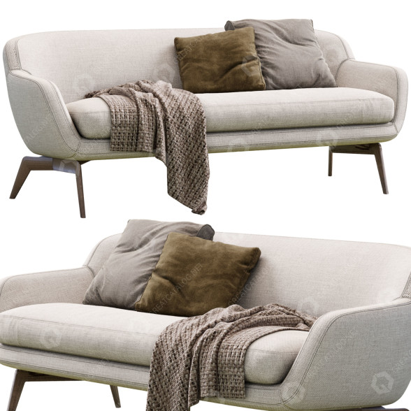 Sofa Minotti Belt 3D-Modell