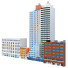 Фасад будівлі City Point Brooklyn New York - Kudim