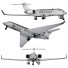 Avion Gulfstream Aerospace Corporation G400 - Kudim