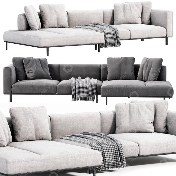 Sofa Knoll Matic 3D model