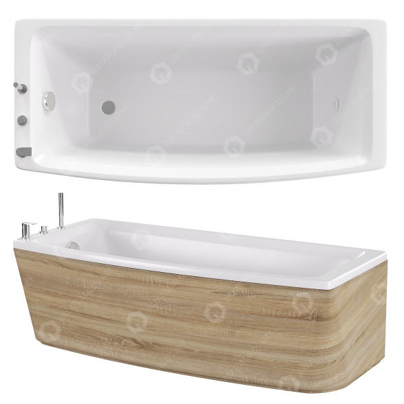 Whirlpool Bathtub Albatros Thea 3D model